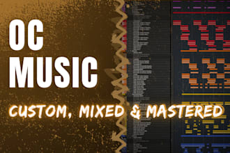 create epic original music for your oc