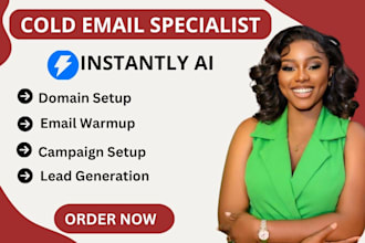 setup instantly ai cold email outreach and warm up your leads
