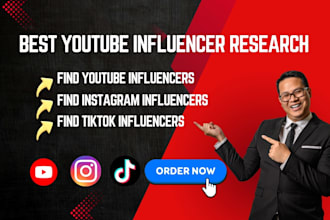 find best youtube instagram influencer email lists