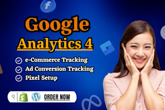 setup google analytics4 ad conversion tracking fb pixel API