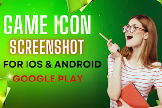 design best game icon and screenshots design app icon design
