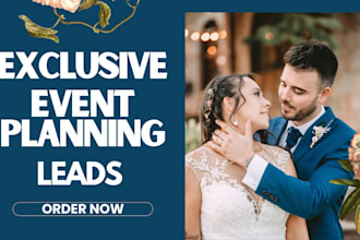 generate event planning lead wedding planning website wedding photography leads