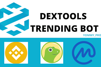 create volume bot, holder, market maker and trending bot on solana and any chain