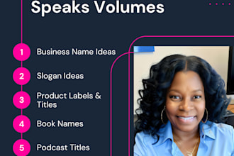 create brand names, product names, slogans, and titles for your business