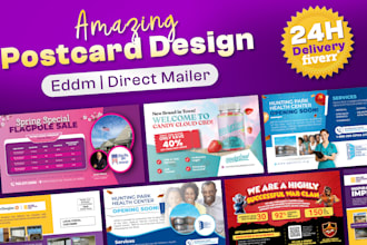 design an amazing eddm postcard