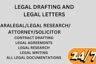 draft contracts, agreements, saas agreements, legal research, legal documents