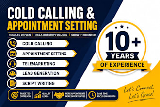 do b2b ,b2c cold calling and appointment setting