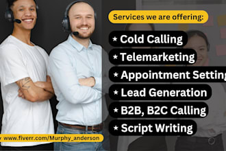 do b2b ,b2c cold calling and appointment setting