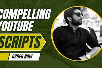 be your professional youtube scriptwriter