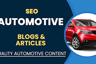 write automotive, car, and bike blogs and articles