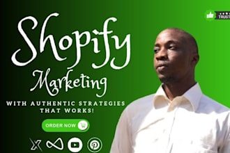 do massive shopify promotion, tiktok ads setup,shopify sales, tiktok followers