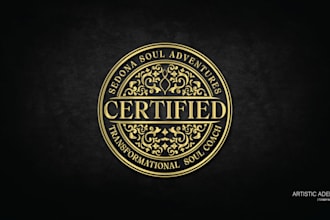 logo stamp for certified partner, franchise, website, vendor, distributor