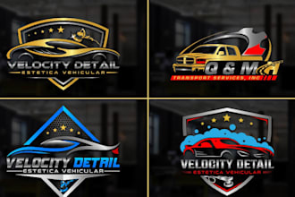 do automotive, mobile detailing, auto detailing logo and car wash