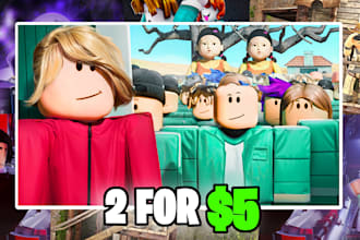 make roblox thumbnail in 3d style