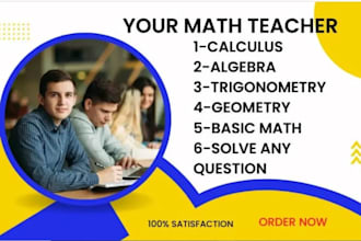 tutor mathematics calculus statistics algebra physics