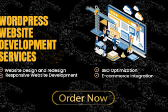 design redesign clone build and develop real estate plumbing wordpress website