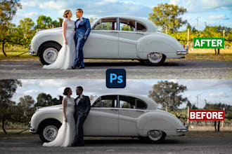 do expert portrait beauty retouching and photoshop editing