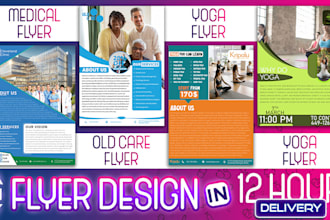 do medical flyer dental clinic hospital nursing doctor yoga infographic flyer