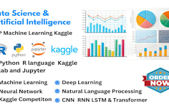 do your python projects, machine learning and design your algorithm