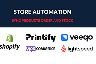 automate your store by syncing products, stock, and orders