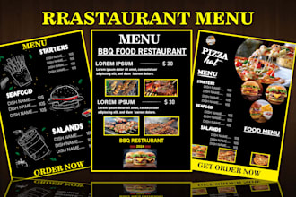 do food menu, restaurant menu, catering and digital menu