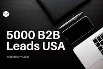 send 5000 verified b2b leads USA targeted lead generation