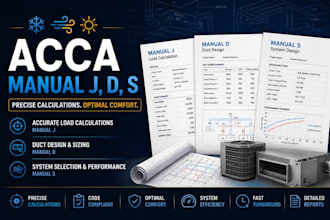 do acca approved manual j d s for hvac load calculations