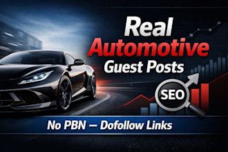 do guest posts on auto repair and maintenance blogs with dofollow links