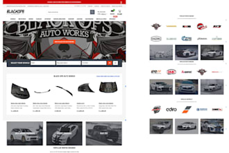 build turbocharged automotive car parts shopify store automobile auto part store
