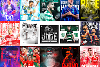 create a custom sports themed poster for you