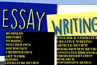 do essays on geography, psychology, social science, history and culture, law