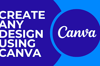 create any design using canva