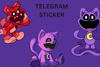 make animated stickers or emoji for telegram and whatsapps