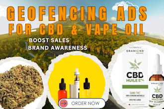 do geofencing advertising for cbd, cannabis and vape oil