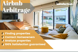 locate airbnb arbitrage properties for you in USA and canada