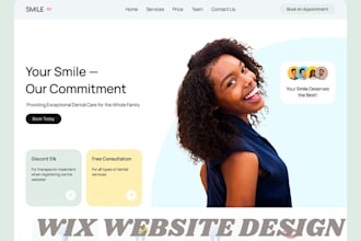 design 3d animated wix website wix landing page wix sale funnel wix membership