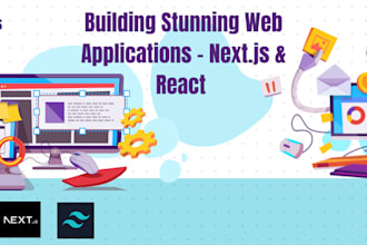 develop a modern web application using next js and react