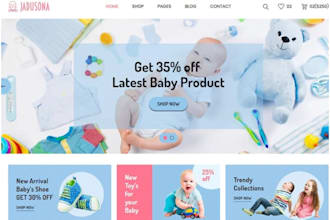 design toy shopify store, baby product shopify store toy store dropshipping