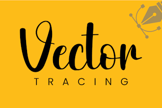 do vector tracing, edit, recreate your logo or image