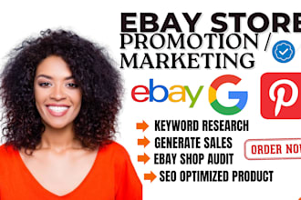 do ebay promotion, ebay product listing marketing to increase sales and rankings