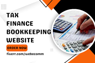 design business website tax finance bookkeeping insurance accounting website