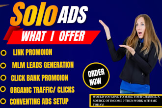 do affiiliate promotion mlm leads blast USA solo ads campaign