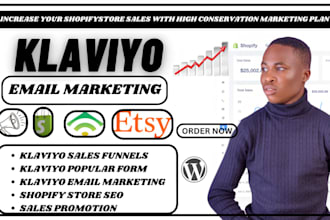 do shopify marketing, klaviyo marketing, klaviyo flows, klaviyo form page