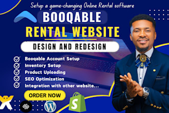 setup booqable online rental service booqable rental website design and redesign