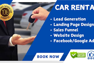 generate hot car rental leads car dealership lead car rental website