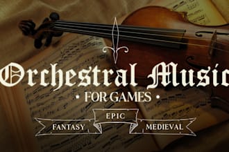 compose orchestral, fantasy, epic music for your video game