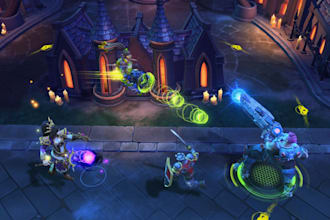 create a open world game, moba game, mmorpg game, rpg game