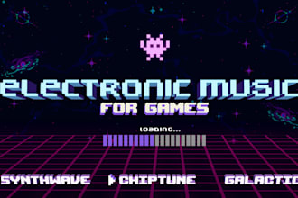 compose electronic, chiptune music for your video game