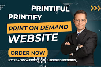 do printify printful print on demand t shirt gelato squarespace shopify website