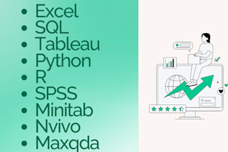 do spss data analysis and data visualization using python, excel, r, tableau